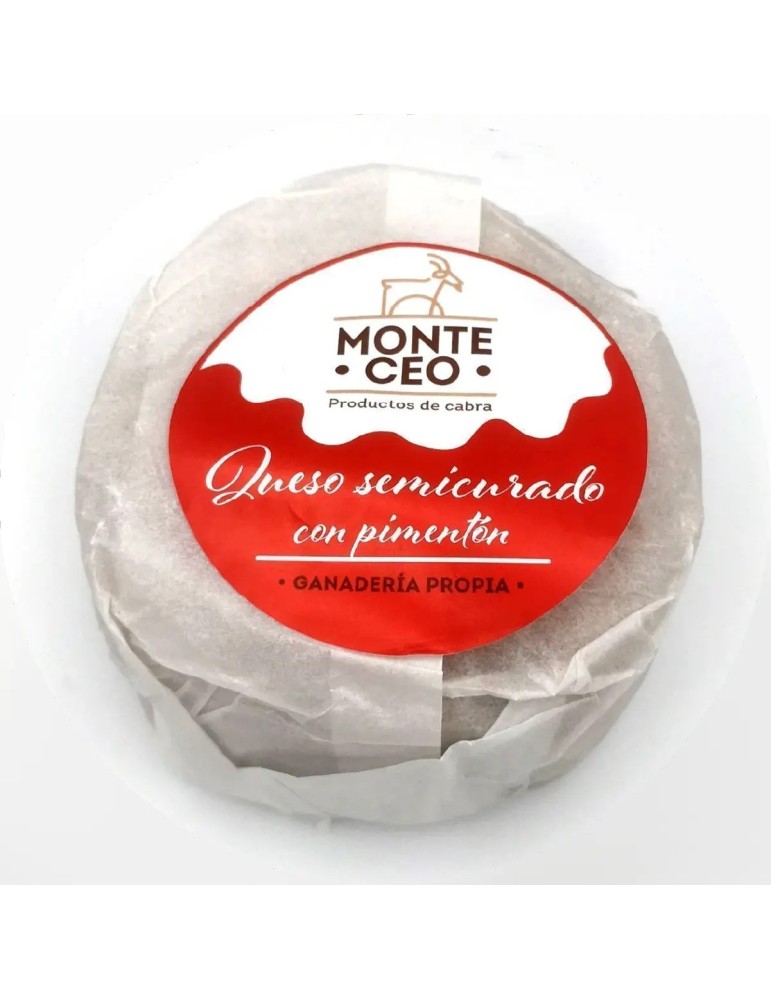 Queso Semicurado de Cabra con Pimentón | Monte Ceo