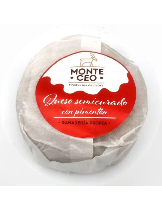 Queso Semicurado de Cabra con Pimentón | Monte Ceo